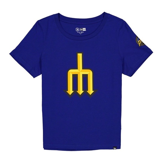 2023 New Era Seattle Mariners City Connect Women's T-Shirt NWT 1X - Picture 1 of 8